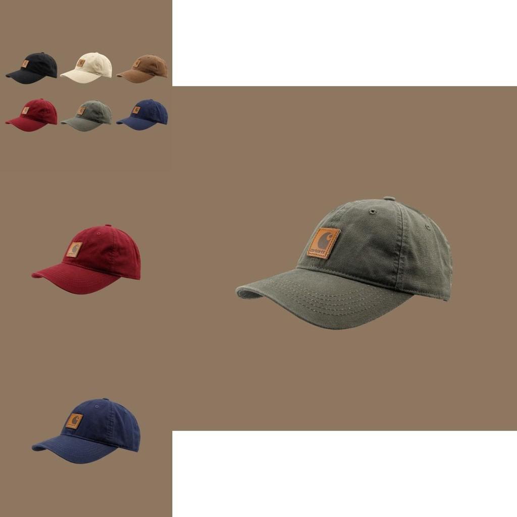 Men's Carhartt Canvas Baseball Cap Adjustable Travel Hat For Adults In Multiple Colors