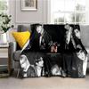 Korea Kpop Stray Kids 3D Singer Soft Flannel Blanket for Beds Bedroom Sofa Picnic,Throw Blanket for Cover Outdoors Leisure Gift