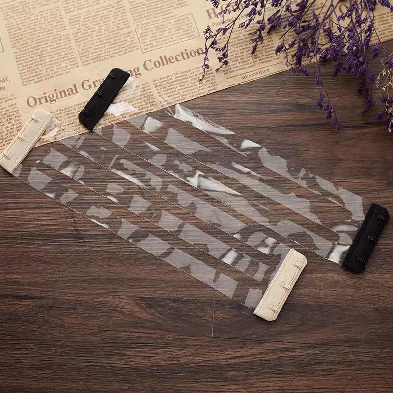 Correa extensora de sujetador con hebillas antideslizantes, ganchos para lencería, invisibles, transparentes, cómodas, accesorios íntimos para sujetadores para mujer