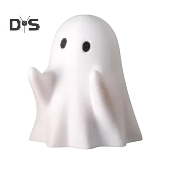 

Милый держатель для ручек-призраков для стола, органайзер для карандашей на Хэллоуин, белая подставка для ручек-призраков для домашнего рабочего пространства, украшение рабочего стола белый