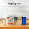 3500ml Cold Water Bottle Chilled Beverage Dispenser Large Capacity Juice Bottle with Tap Fridge Cooler Cold Water Bottle