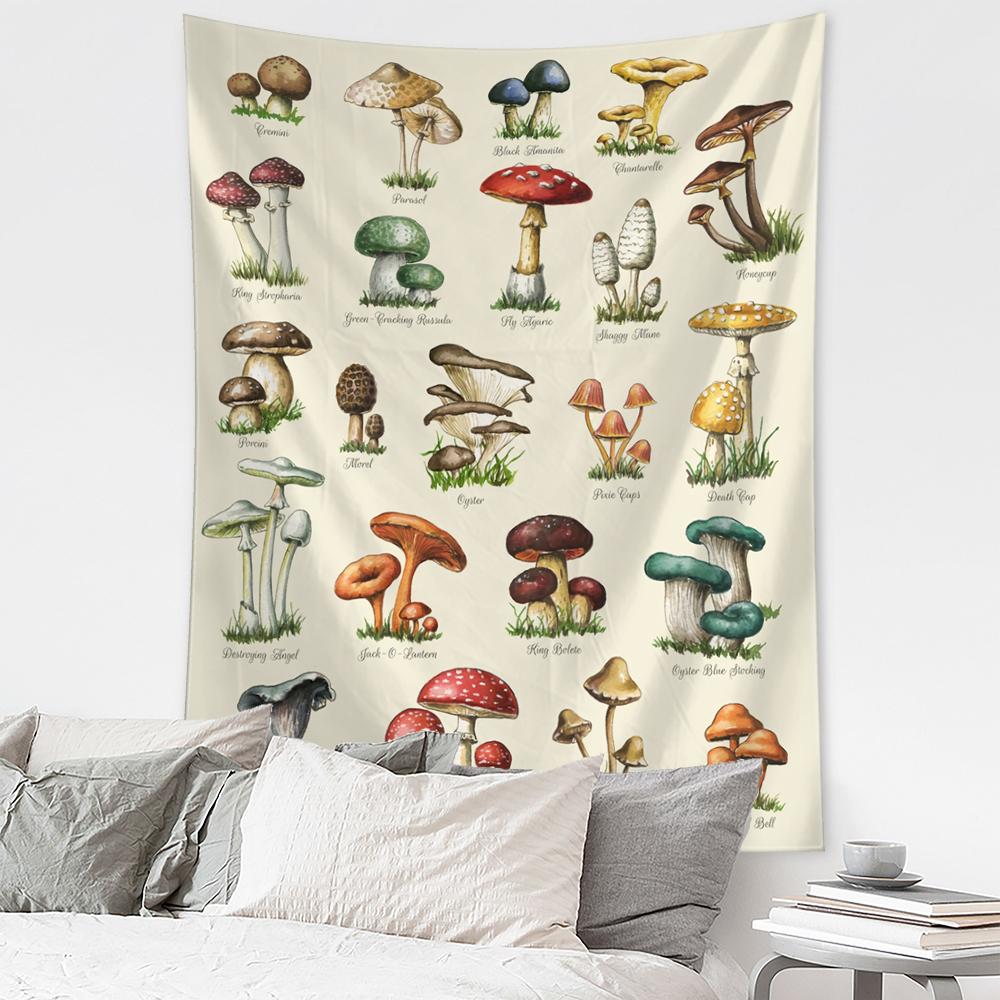 Antique Butterfly Vintage Tapestry Wall Hanging Insect Recognition Figure Natural Boho Art Home Decor