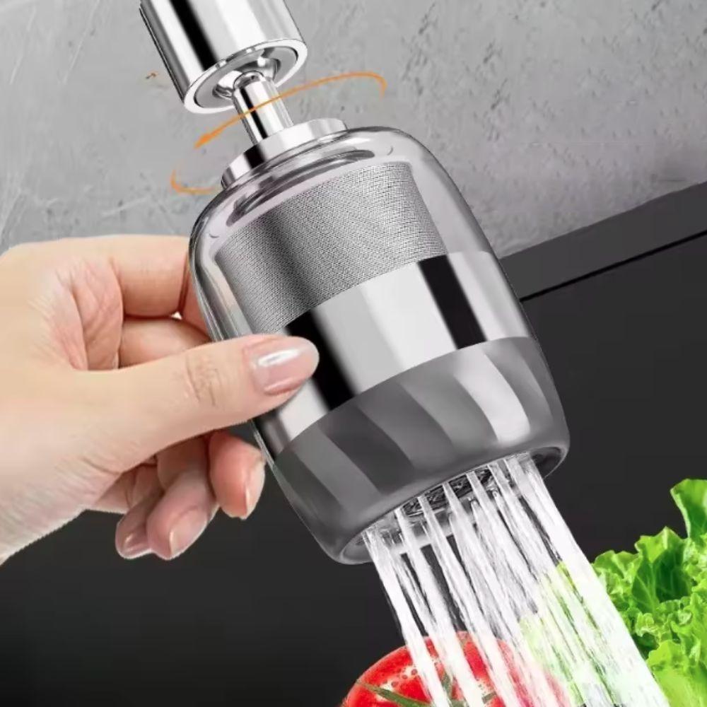 Stainless Steel Filter Kitchen Faucet Extender 3 Modes Faucet Bubbler Nozzle  Bathroom