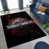 Classic Jurassic Park Dinosaur Movie Tyrannosaurus Rex Rug for Bedroom Living Room Sofa Home Doormat Decor,Non-slip Floor Mat