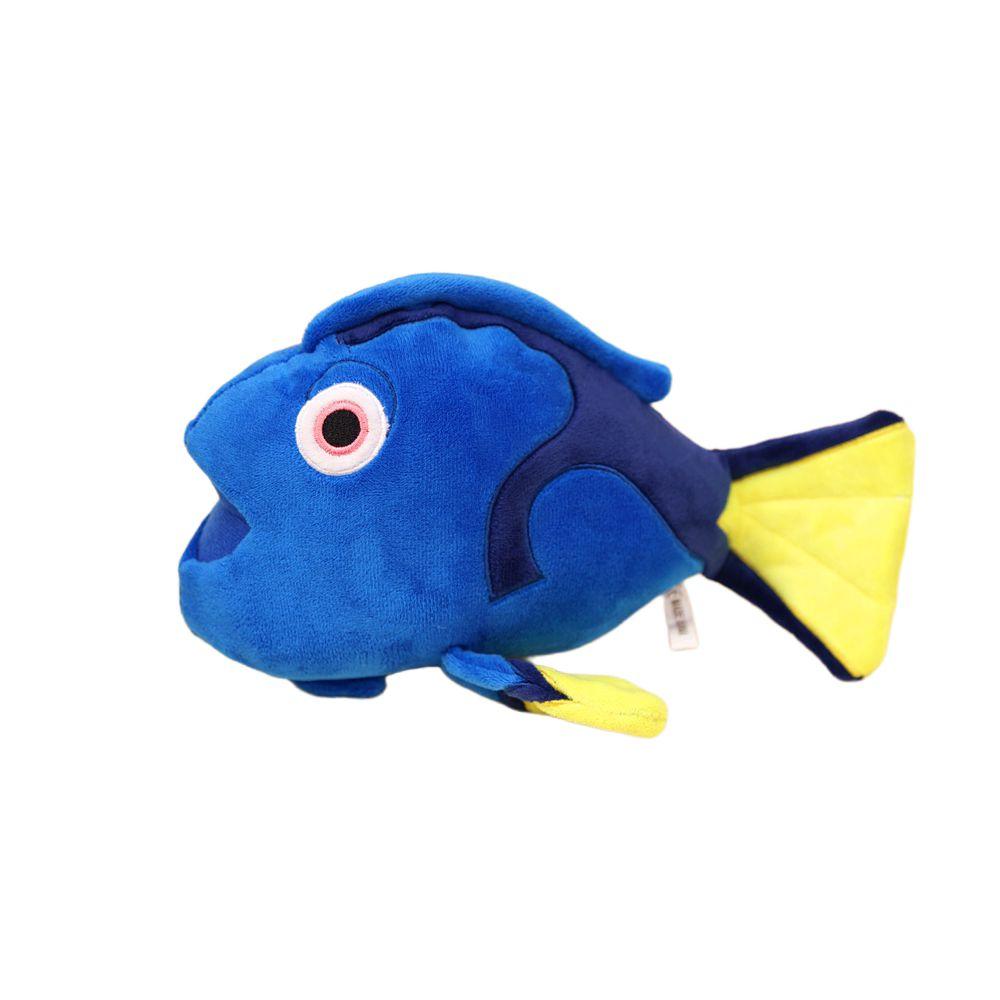 Chirurgenfisch & Anglerfisch Tropenfisch Plüschkissen Stofftier Blau Orange Cartoon Niedlich Meeresbewohner Plüschtier Dekoration Geschenk 27x17cm