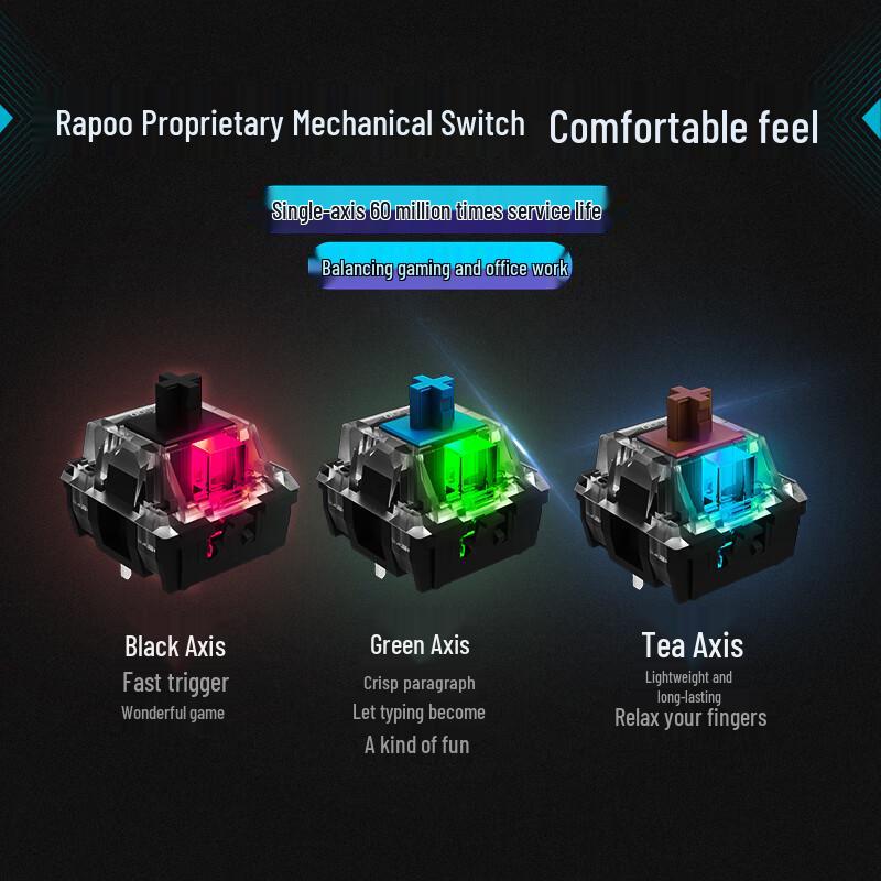 Rapoo V700RGB Alloy Edition Mechanical Gaming Keyboard