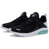 Puma Women's Electron 2.0 Black Dewdrop Turquoise Retro Running Casual Sneakers 385669-23