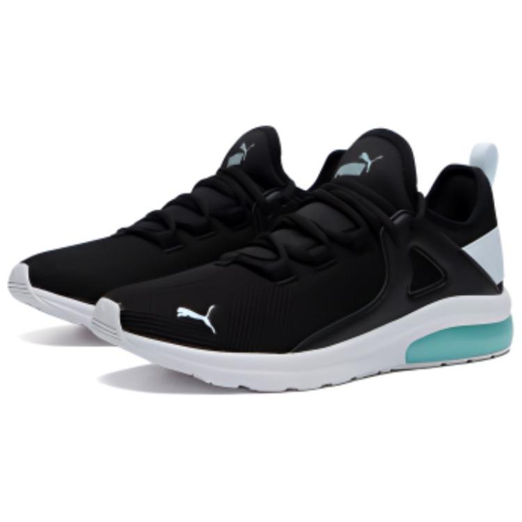 Puma Women's Electron 2.0 Black Dewdrop Turquoise Retro Running Casual Sneakers 385669-23