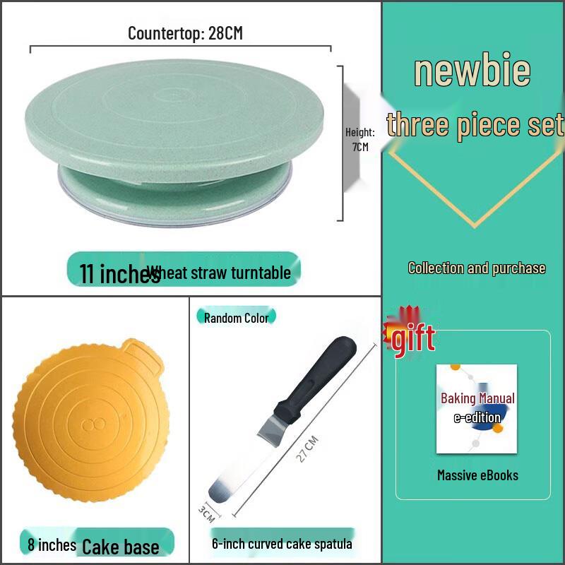 Cake Decorating Turntable Set