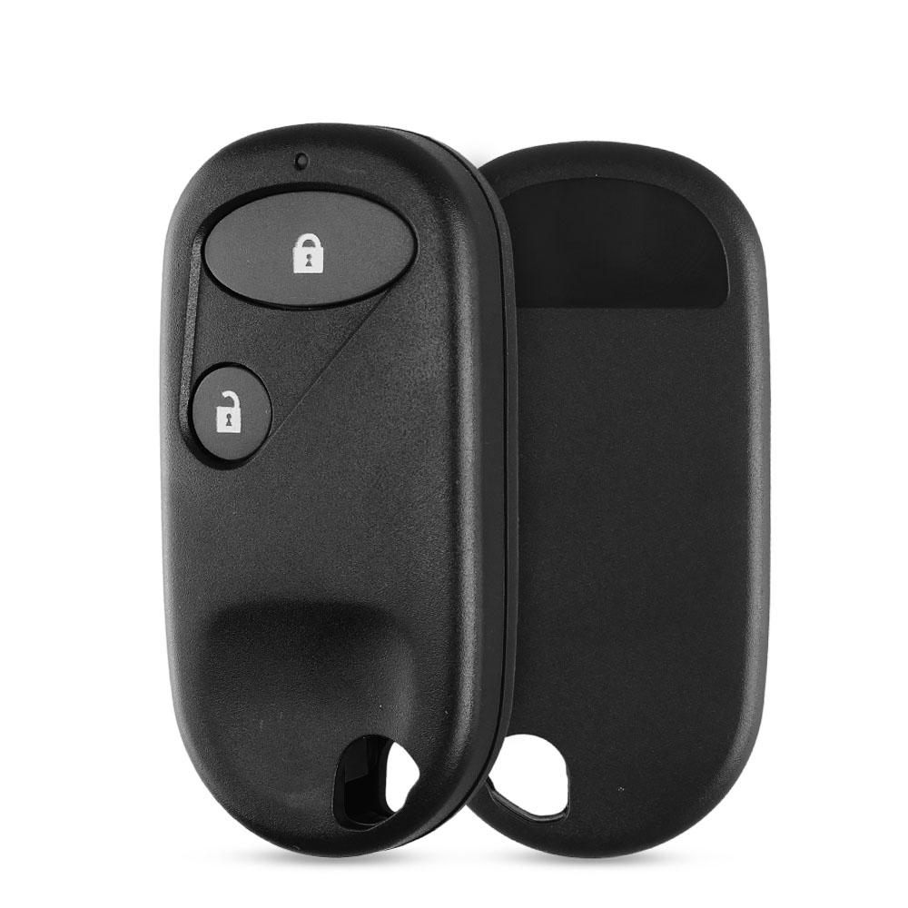 KEYYOU Replacement Modified For Honda Accord CRV S2000 Civic ODYSSEY Fob 2 Buttons HON66 / Right Blade Car Key Shell Flip Case