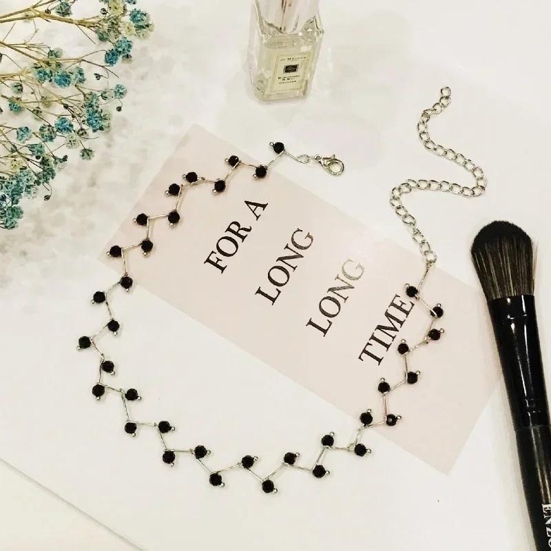 Simple Fashion Versatile Women Necklace Lace Collar Chain Korean Edition Neck Jewelry Neckband Collar Neck Minimalist Neckchain