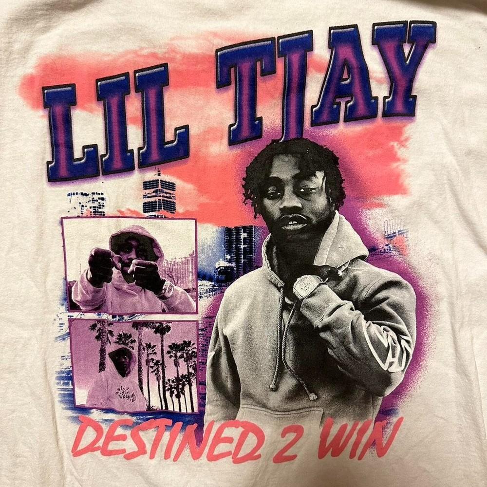 Rapper Lil TJay Destined 2 Win Unisex Gift For Fan T-Shirt All Sizes FR803 Unisex T-Shirt XXXXL