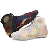 Fußball Sportschuhe Outdoor Fußballschuhe Schuhe A3 Gummi Herren- und Damenmode Hoher Knöchel Lässig PU 518-1