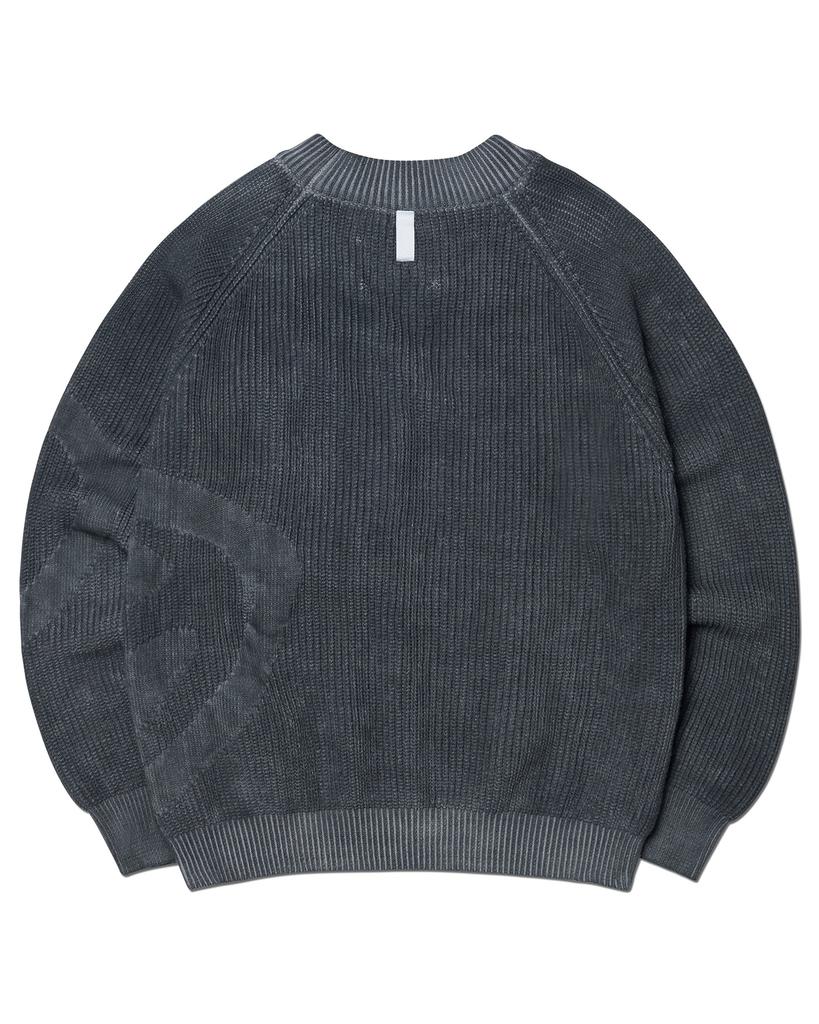 Nomaenyueol L.S Washed Knit - Washed Black