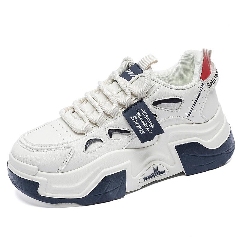 Ins Platform Dad Shoes Women's Autumn New Street Shot Student Running Sports Heightening Casual Shoes C1