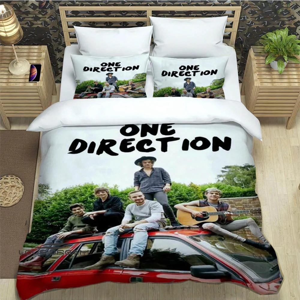 OOne Music Band Direction Bettwäsche Kollektion Einzelbett Doppelbett Vollgröße Queen Size King Size Bett Kollektion Schlafzimmer für Erwachsene und Kinder Bettbezug Kollektion Heimtextilien