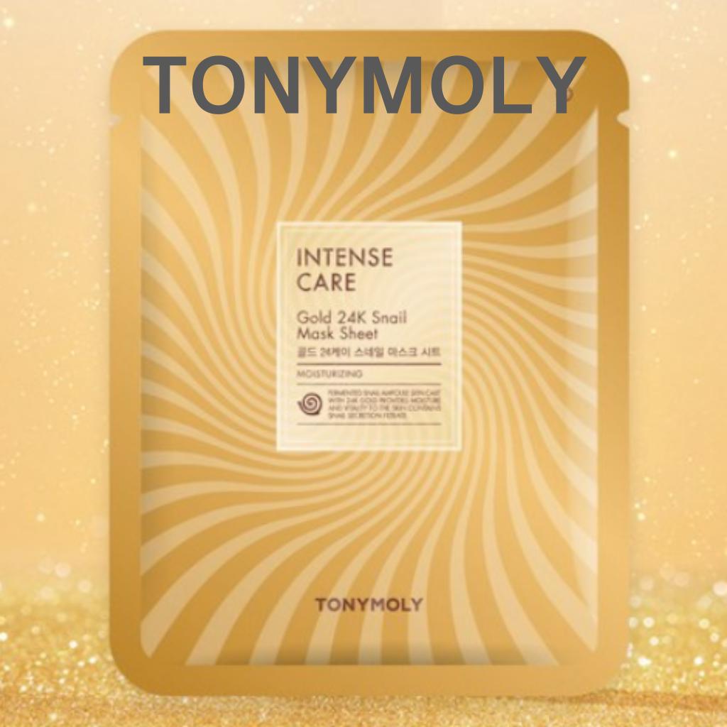 

[TONYMOLY] Интенсивный уход Золото 24К Улиточная маска-лист 10 шт.