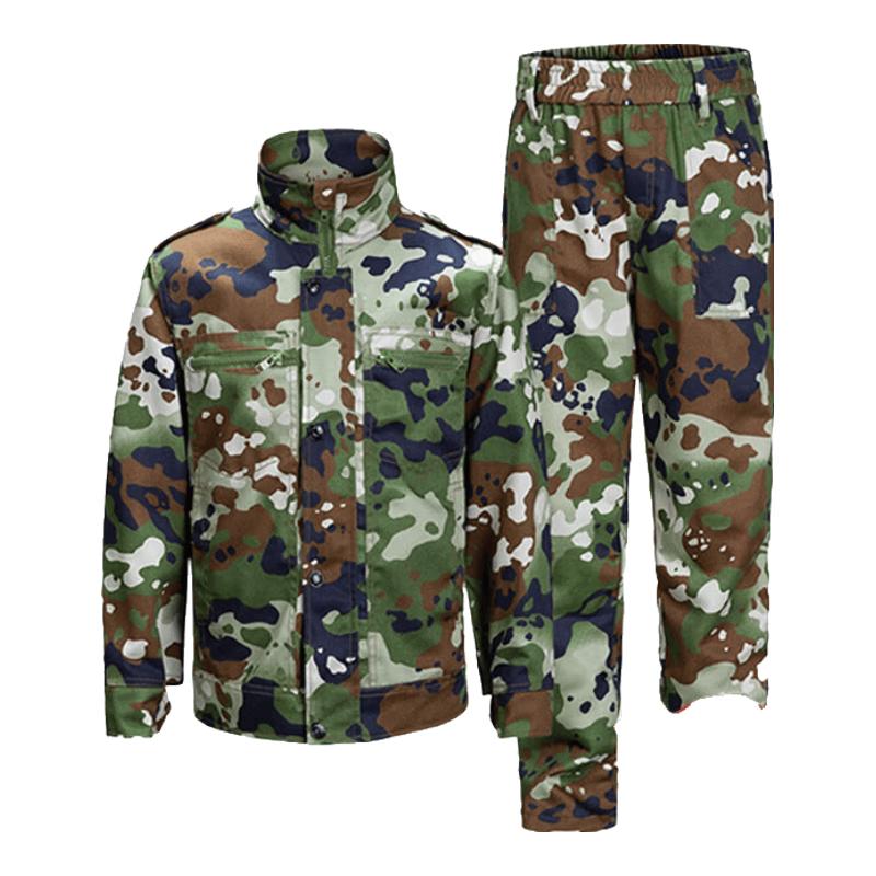 Kids' Camouflage Outdoor Training Uniform Set