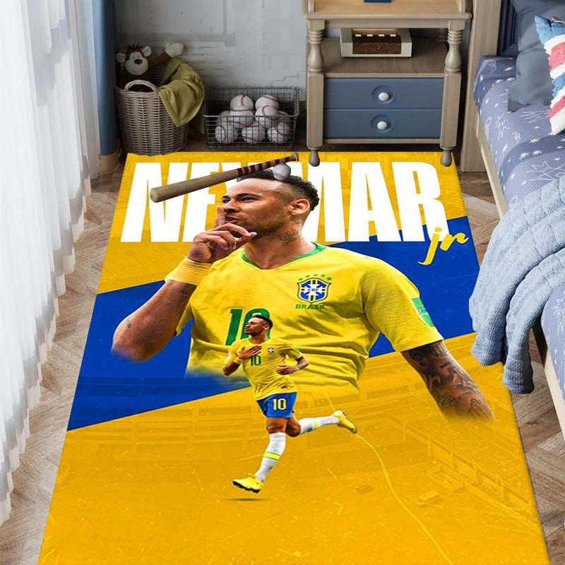 Brazilian Football Glory carpet Living room and bedroom mats printing Protective pad Room Office chair cushion