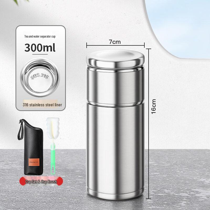 Xihe Stainless Steel Portable Business Thermos Tea Cup