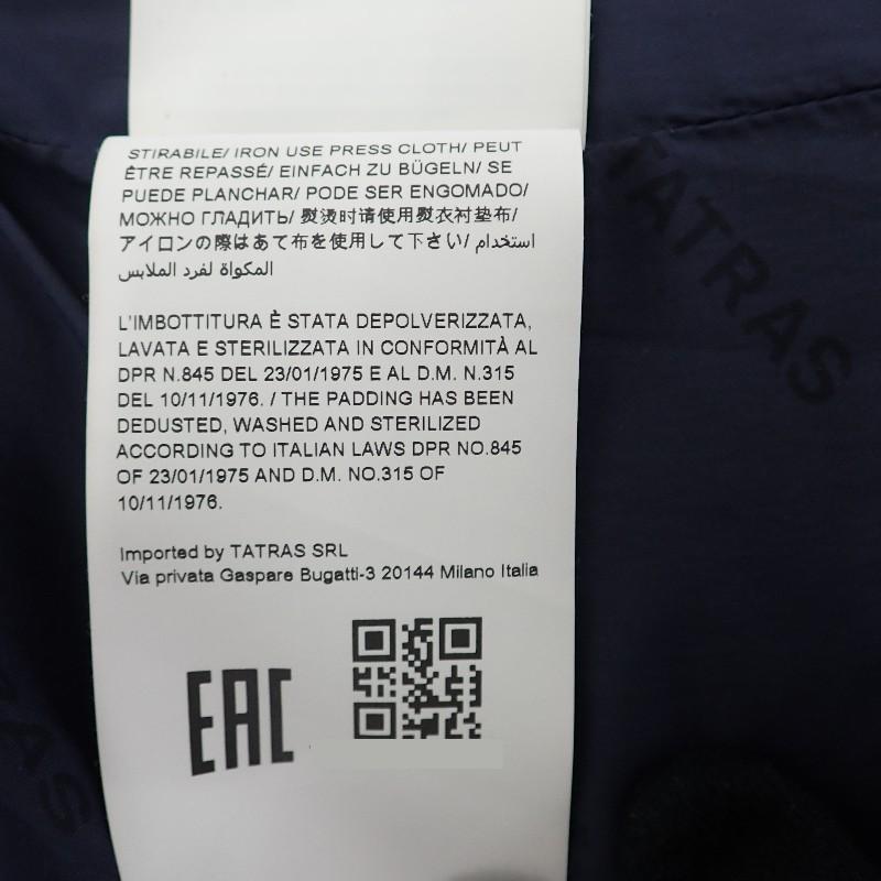 TATRAS  MTAT20A4289-D 3 Down jacket Navy wool/silk mens