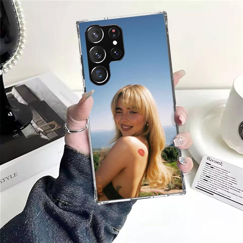 

CR66 S-Sabrina C-Carpenter Soft Phone Case For Samsung Galaxy S22 S23 S24 S25 Edge S26 Ultra S20 FE S21 Plus + Fundas Coque Gala Samsung S20 FE