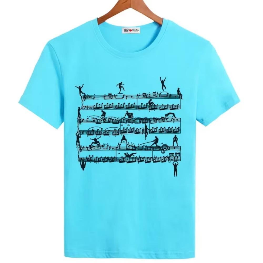 BGtomato Original Brand Creative Hand Printing T-shirt Summer Cool Tshirt for Men Personality Top Tees