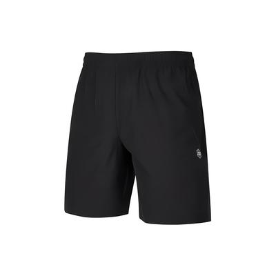 Solid Color Mid-Rise Comfortable Breathable Sports Shorts Men Shorts Carbon-Black P224M015-0018