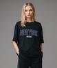 CRISCELO New York Old School T-Shirt Nv_Black 20S Oversized Fit
