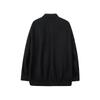 LESS 2024 Winter Lamb Wool Blend Loose Long Sleeve Woolen Jacket