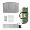 Camping Tent with Roof and Storage Green 275 x 230 x 140 cm Taffeta