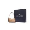 Coach Teri 24 Classic Logo Leather Shoulder Bag Women Shoulder Bag Brown CA548-IMCBI