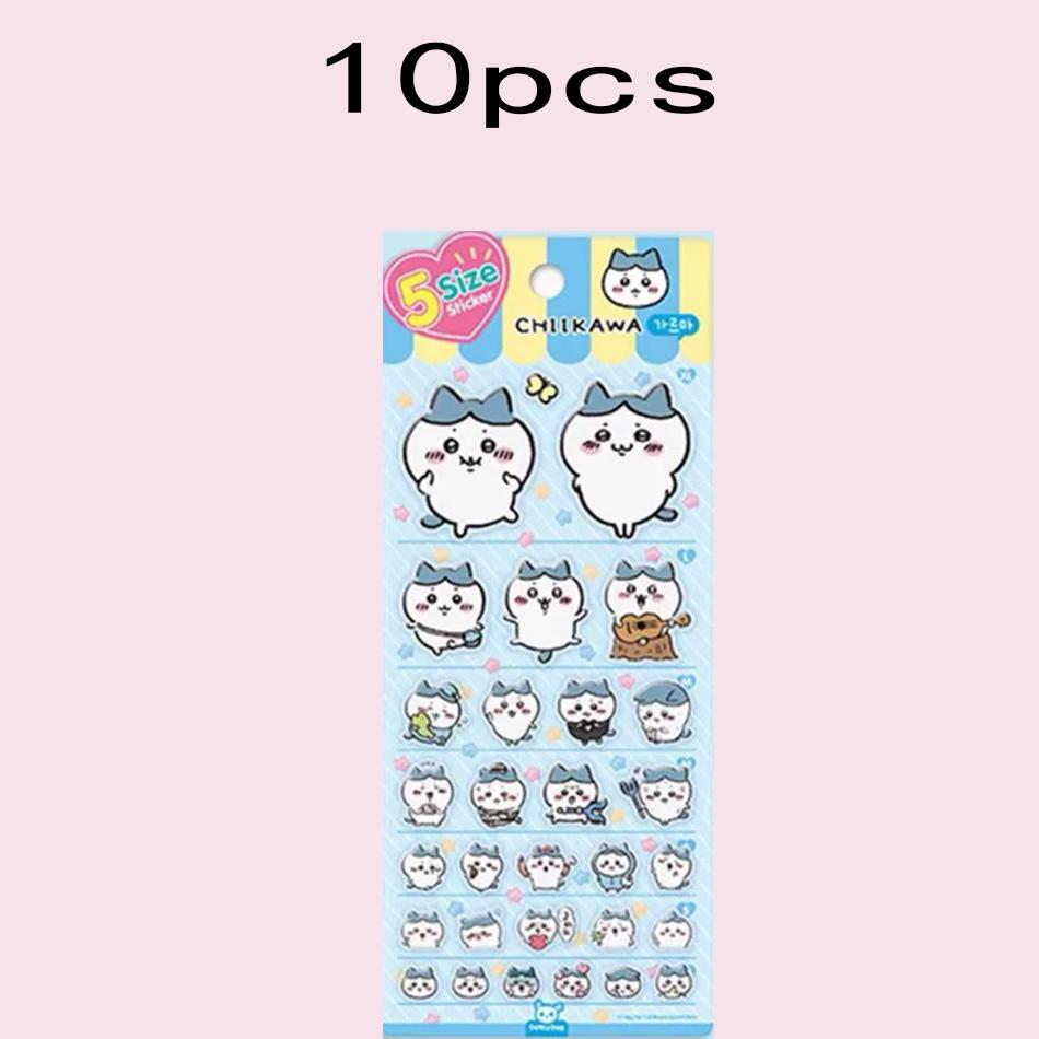New Chiikawa Sticker Creative Drop Glue Stereo Sticker Cute Decorative Computer With Diy Decorative Stickers Gifts