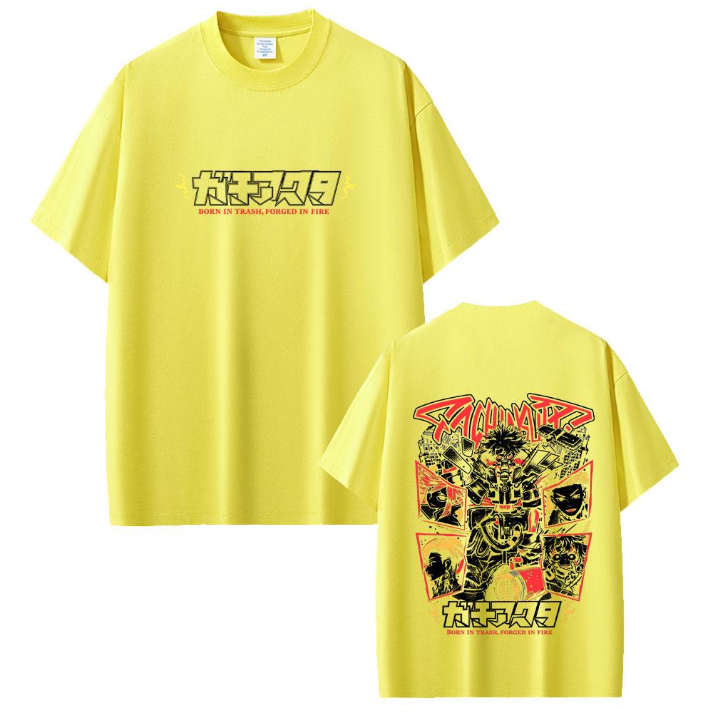 Anime Gachiakuta Ludo Merch Tshirt Unisexs Womens Casual Soft Cotton Crewneck T Shirts Unisex Cartoon Fashion Cosplay Streetwear
