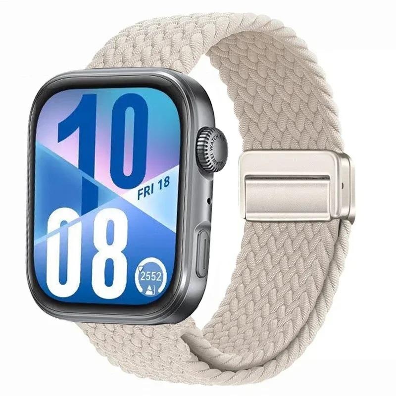 Magnetic Braided Strap for Huawei Watch Fit 4 Pro 3 Nylon Loop Correa Sports Bracelet for Huawei Fit3 Fit4 4Pro Band Accessories