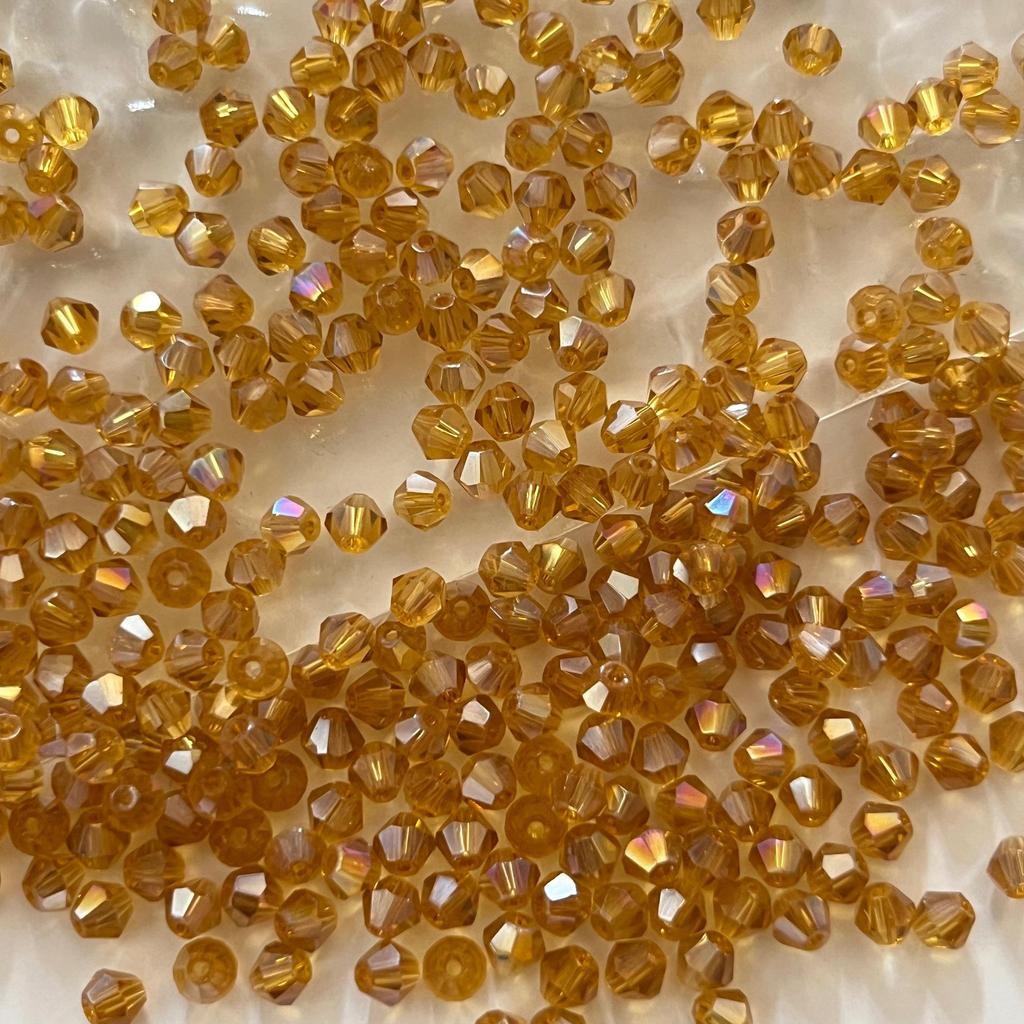 4mm Rhombus Loose Beads for DIY Jewelry: Bracelets, Necklaces, Earrings