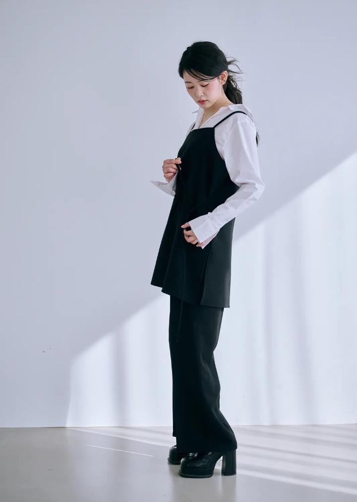 Bisou Ali Two-Way Simple Dress Black