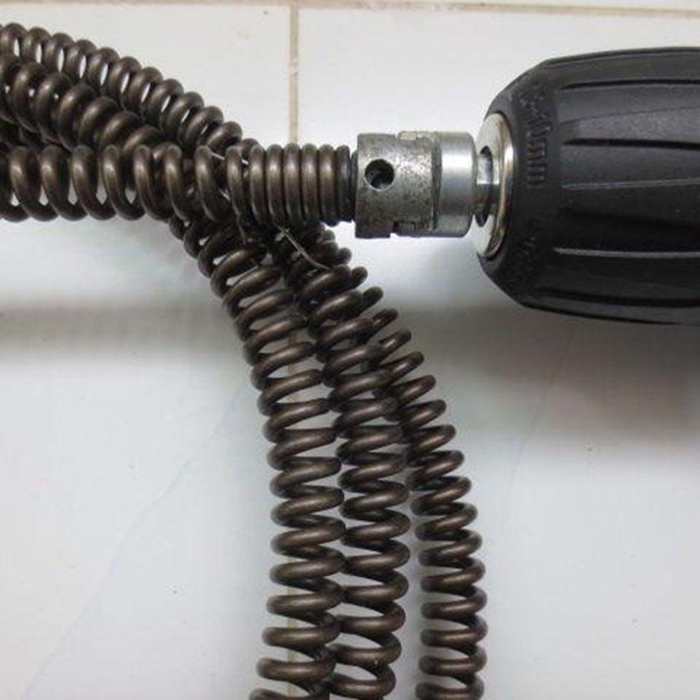 Steel Drain Snake Flexible Spring Pipe Cleaning Cable New Spring Drain Auger Sink Maintenance