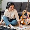 Cartoon Musical Note Stickers For Car Suitcase Skateboard Guitar Laptop Phone Notebook Diy Decor Waterproof Sticker Toys Gifts