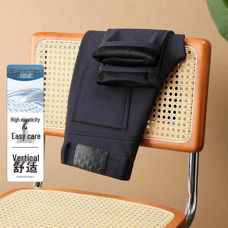 

Antonio Men s Fleece-Lined Business Casual Stretch Pants 40 (185/108C)