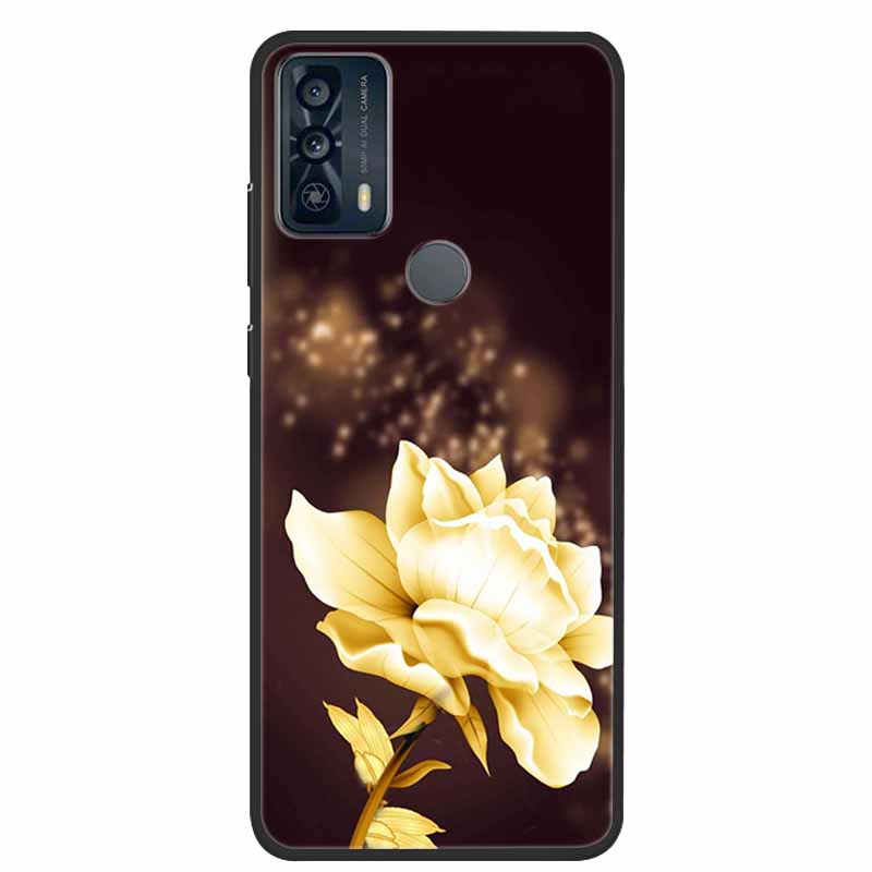 For TCL 20Y 20E Case Luxury Soft Silicone TPU Back Cover For TCL 20Y 20B Phone Cases TCL20Y 20 Y TCL20E Cute 6125F Funda Cartoon