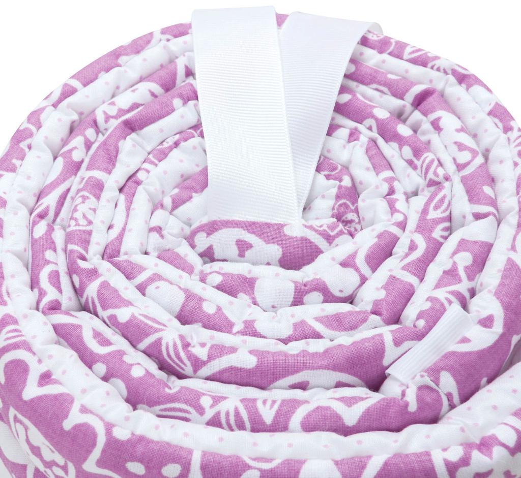 Cot Bumper Purple Caramella
