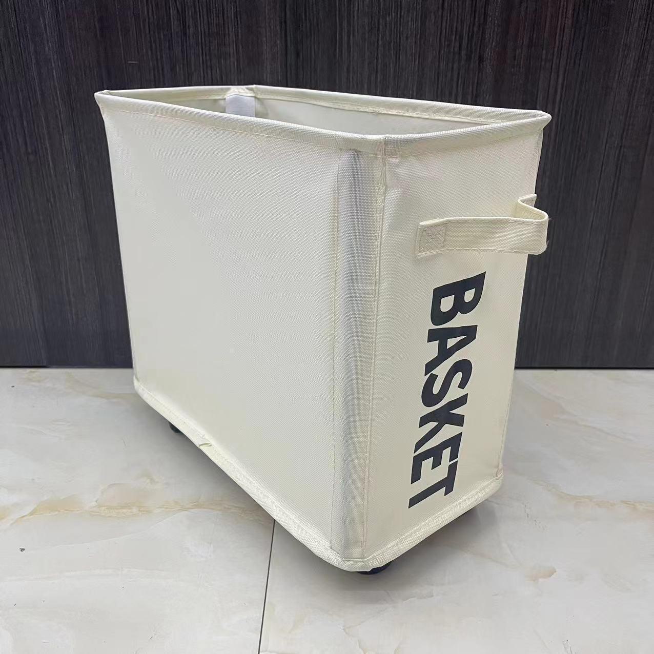 

Коврик для йоги и корзина для белья: Ткань Оксфорд, складная, с колесиками Short pulley type бежевый