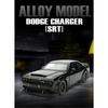 1/32 Scale Dodge Challenger SRT Hellcat Redeye Sports Car Alloy Metal Diecast Model Car Simulated Engine Sound and Light Holiday Gifts