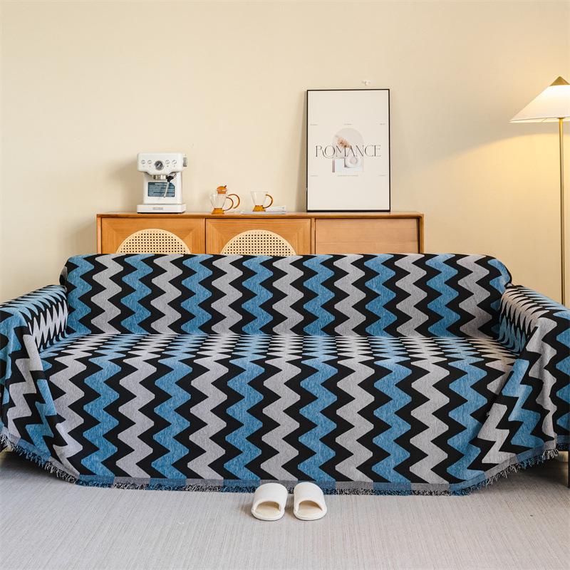 

Chenier corrugated sofa towel, a whole cover, all-season universal sofa cover, new blanket cloth leather sofa cover 180*130