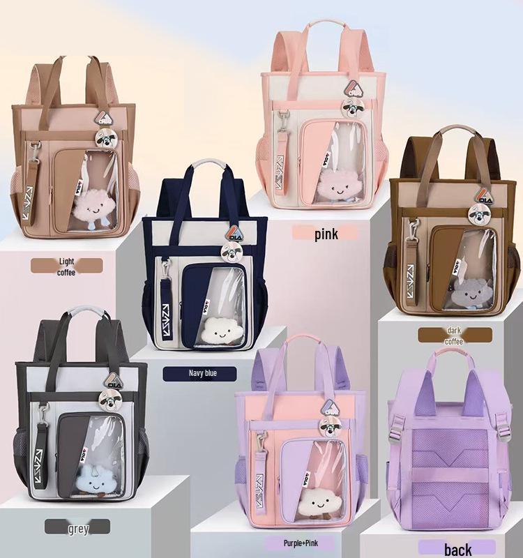 Lightweight Anime Ita Tote Backpack for Primary Students