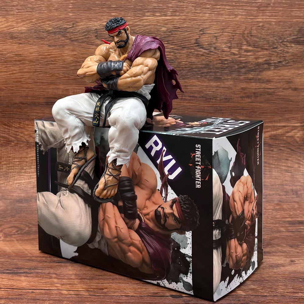 Street Fighter 6 Ryu Hoshi SF Anime Figure Toys PVC Model Collection Noodle Stopper Action Figurine Doll Gift