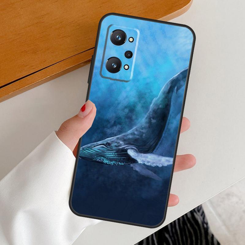 Whale Fish Wave Sea For Realme 15 Pro GT7 GT6 10 11 12 13 14 Pro Plus C67 C63 C61 C55 C51 C53 C35 C75 C65 Case