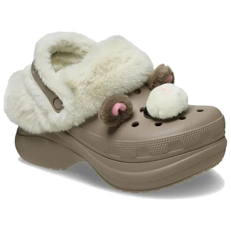 Crocs Comfortable Simple Whale Hole Shoes Women Shoes Brown 211989-195