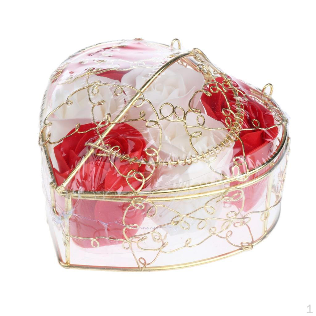 6 Pieces of Rose-scented Bath-soap-flower Leaves